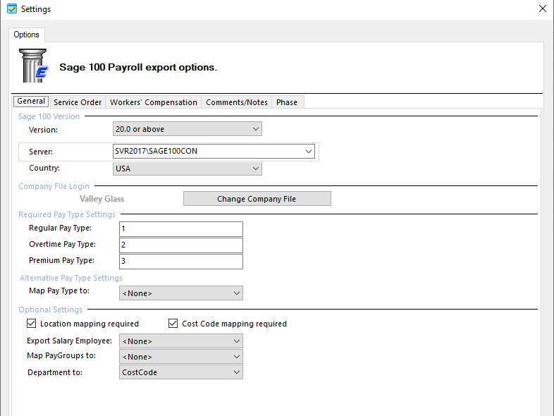 ALX - Sage 100 Contractor - Settings - General.png