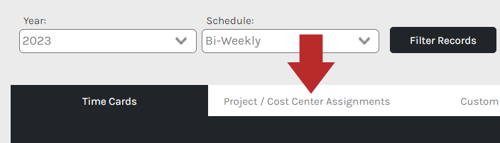 CHR - Employees - Time Attendance - Menu - Projects Cost Centers - 00.png
