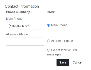 ATS - Text Messaging Numbers - Candidate Profile - Update Information - 01.png