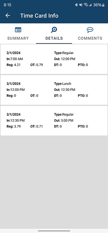 IHR Mobile App - Time Cards - Details - 00.png