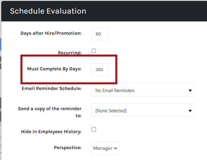 BDHR - Perf - Schedule Eval - Evaluation - Days - 01.png