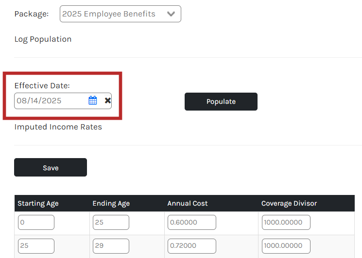 CHR - Benefit Management - Advanced Settings - Imputed Income Log - Effective Date - 01.png