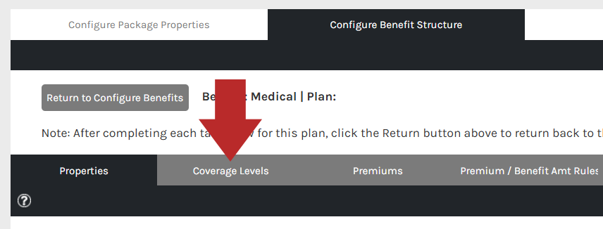 CHR - Benefit Management - Configure Benefit Structure - Plan Tab - Coverage Levels - 00.png