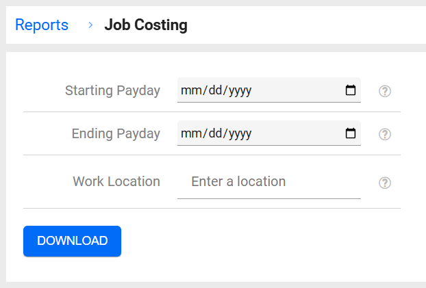 PAYROLL - Reports - Job Costing - 00.png