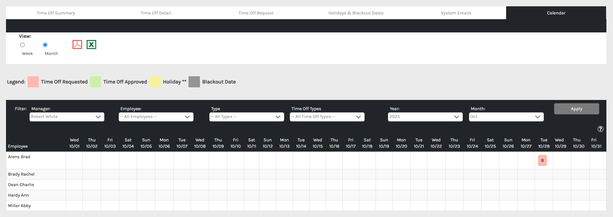 CHR - Employee Homepage - Time Off Request - Calendar - Month - 00.png
