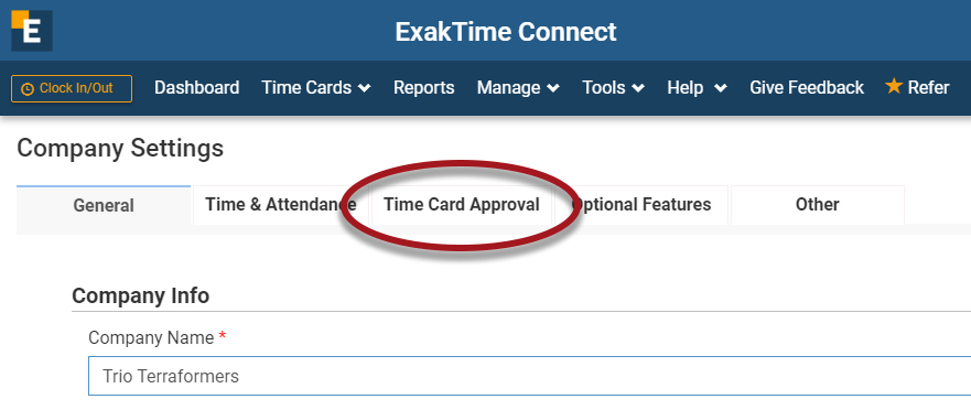 Employee_Time_Card_Approvals_on_ExakTime_Mobile__360026235813__Company_Settings_-_Time_Card_Approval_Circled.png