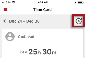 Time_Cards_on_ExakTime_Mobile__360015005494__Time_Card_Refresh_Button.png
