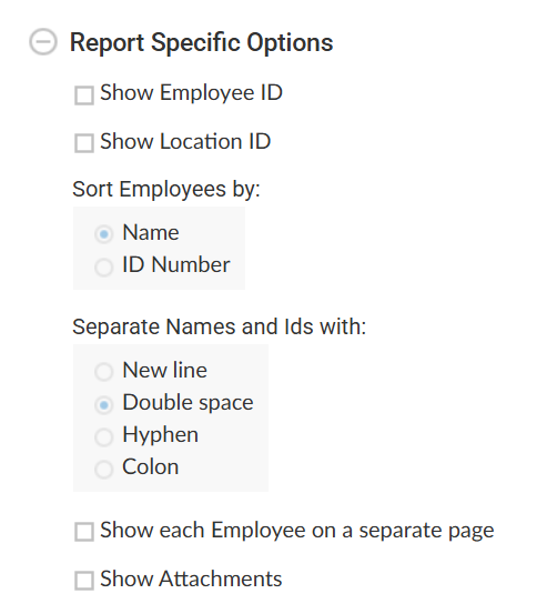 ETC_-_Reports_-_Employee_Expenses_-_Report_Specific_Options.png