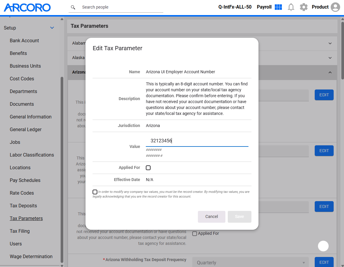 ARCPAY - Edit Tax Parameter - Account Number.png