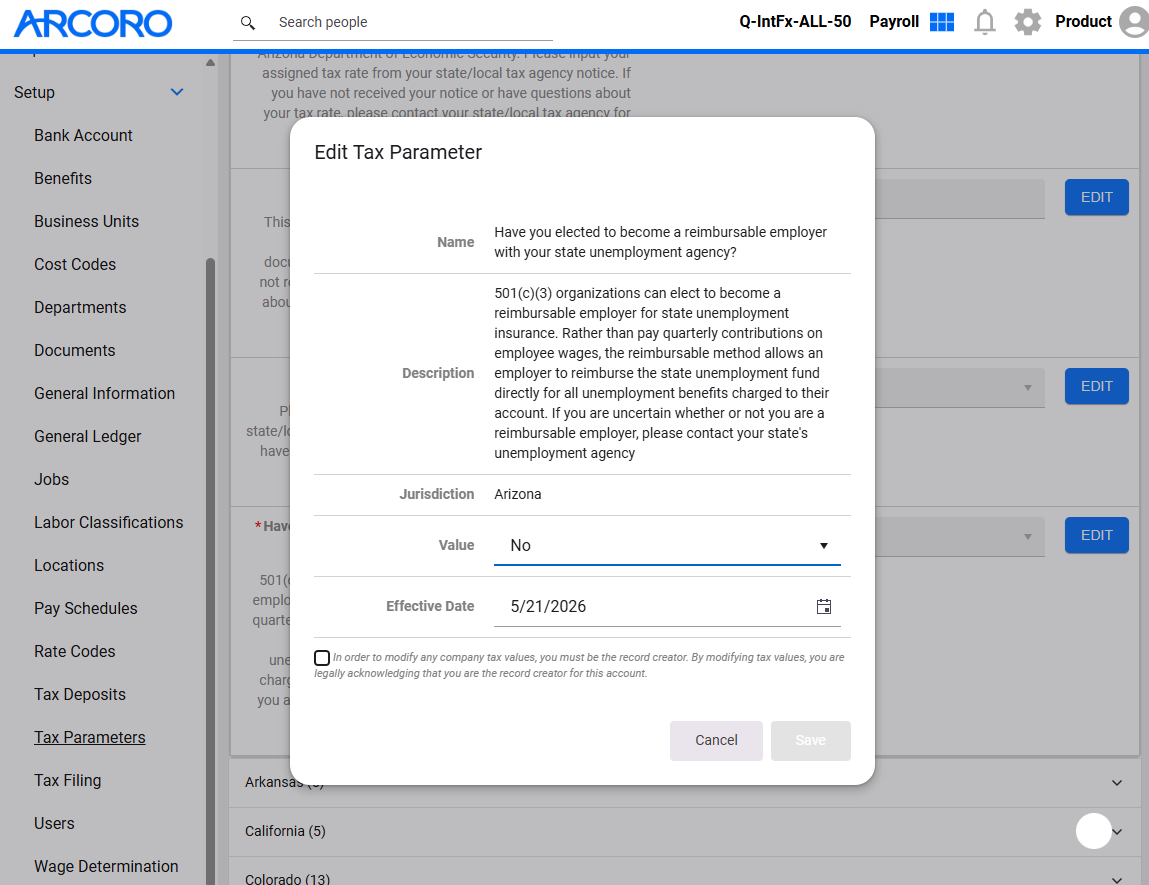 ARCPAY - Edit Tax Parameter - Question.png