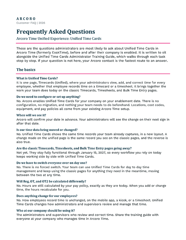 Arcoro Time Unified Timecards Customer FAQ-1.png