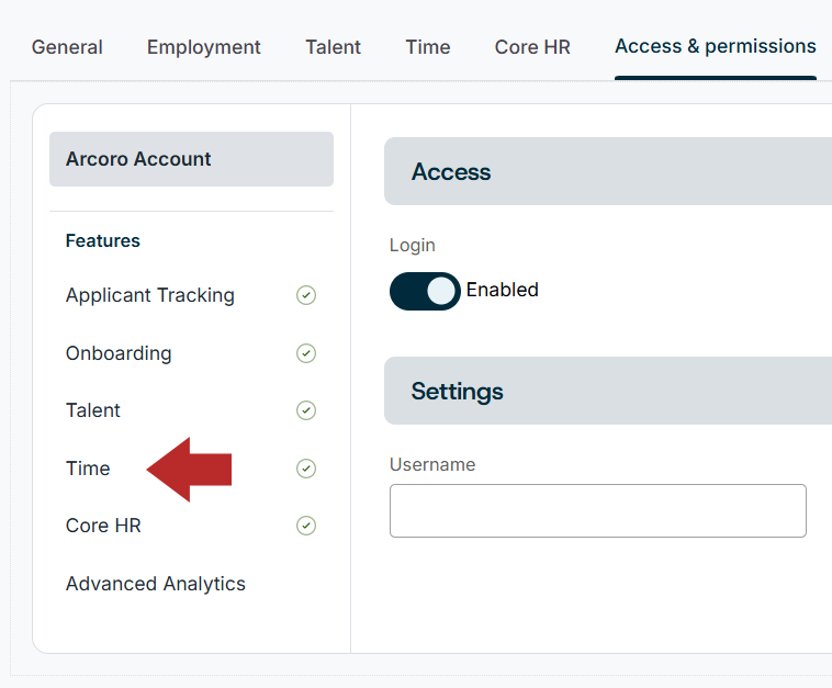 UNIFIED - New Employee - Access Permissions - Nav - Time - 00.png