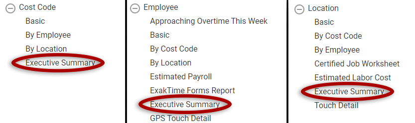 Using_the_Executive_Summary_Reports__360034533394__Executive_Summary_Report_Selection.png